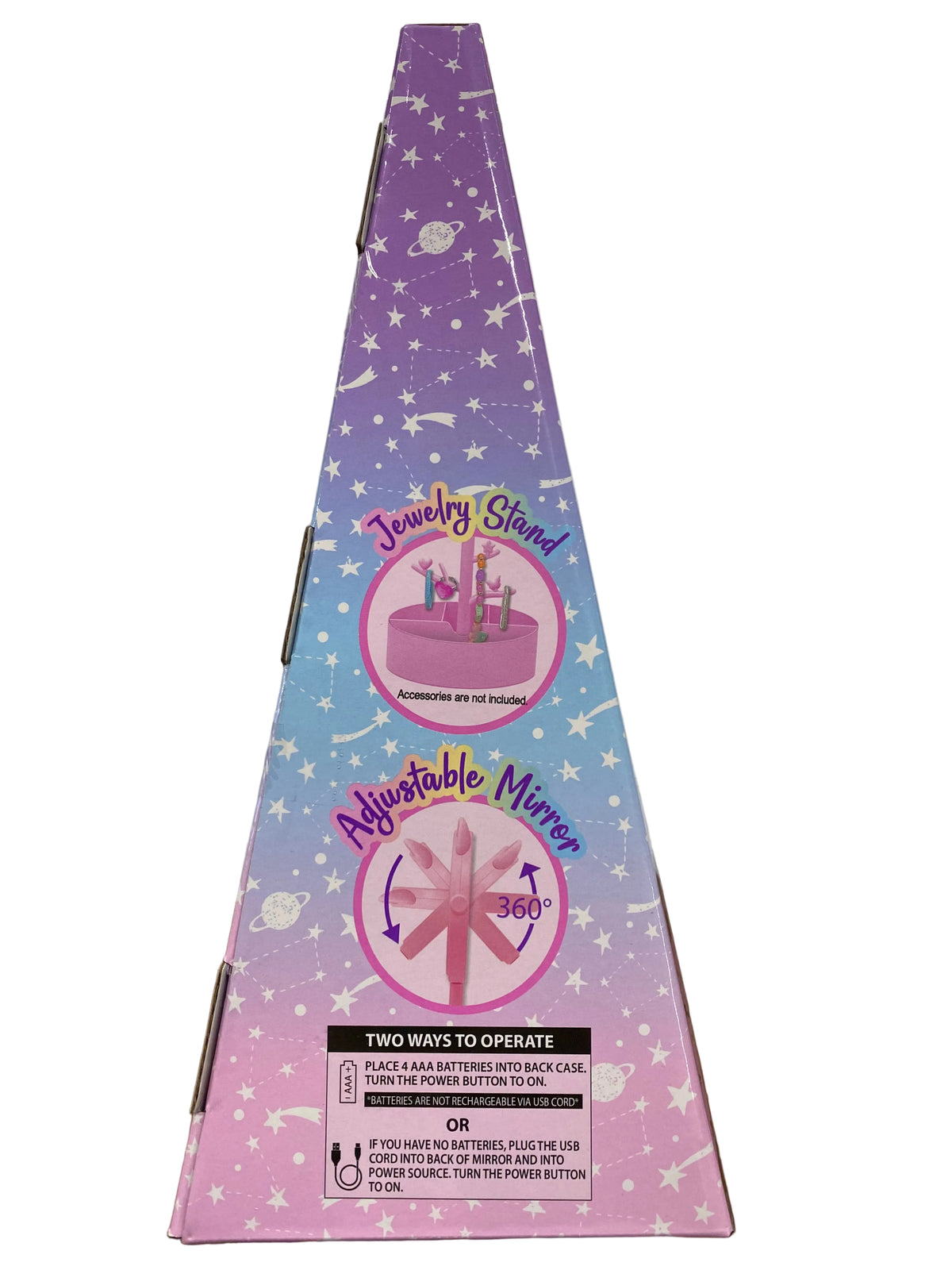 LED Light-Up Unicorn Vanity Mirror & Cosmetics Set
