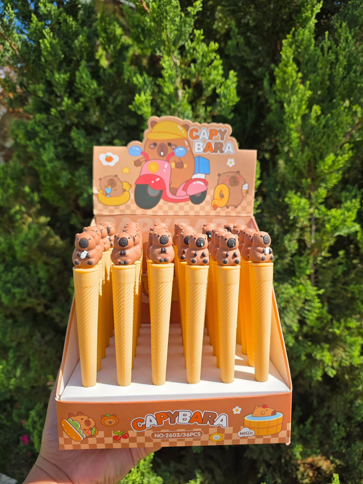 πΎ Capybara 3D Top Pens β 36 pcs