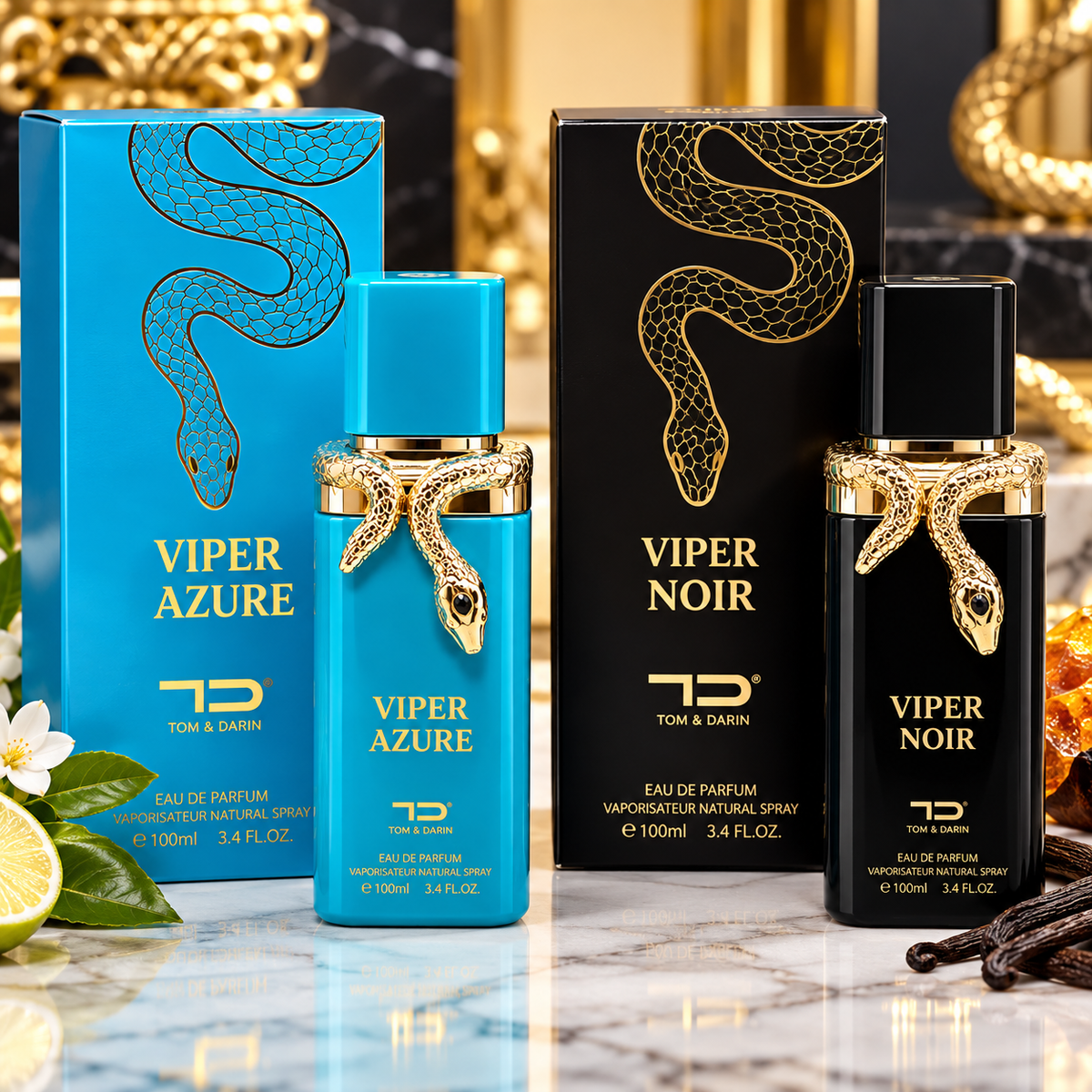 Viper Azure & Viper Noir Eau de Parfum – 100 ml