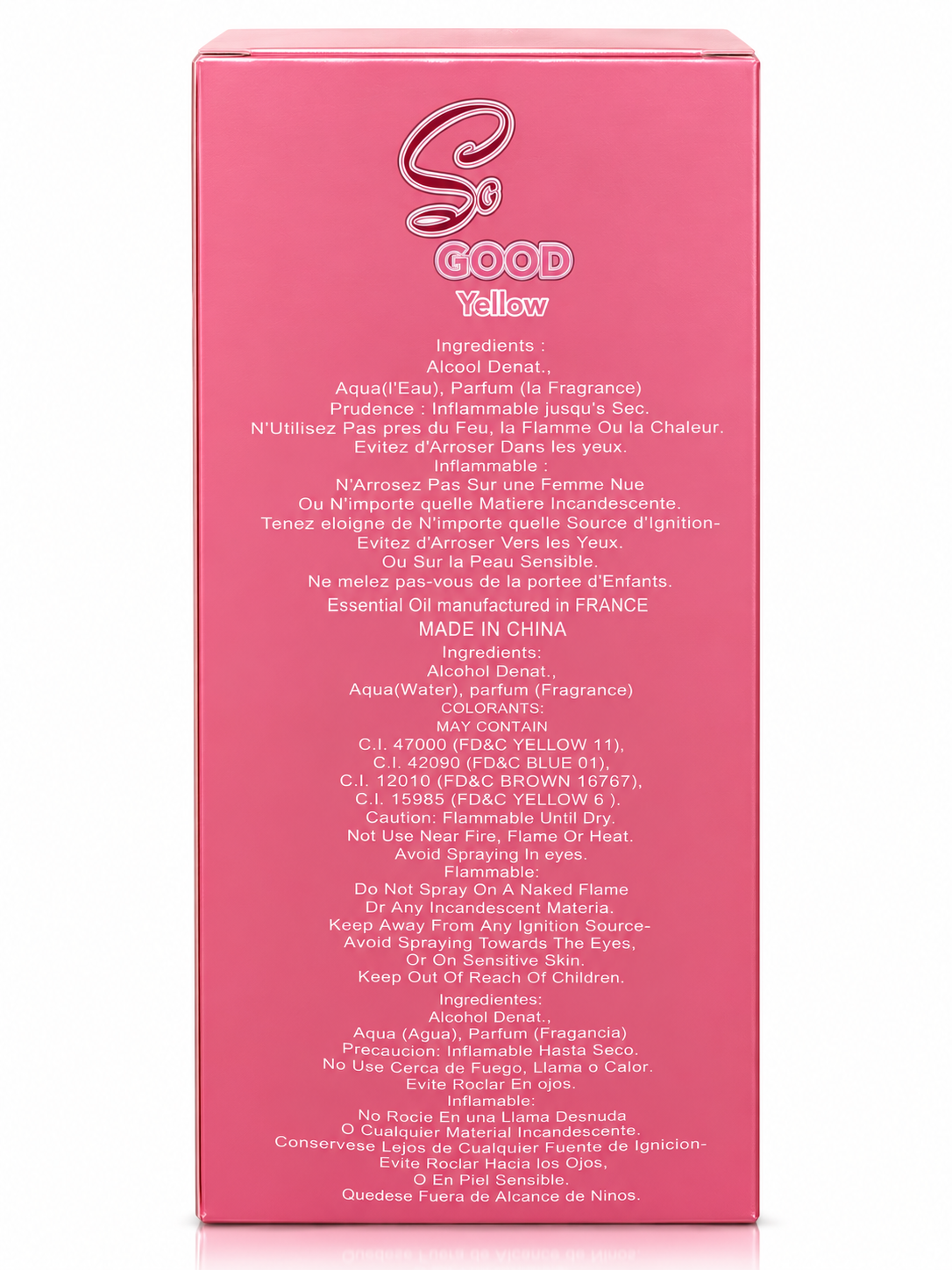 So Good Yellow Cupcake Perfume – Eau de Parfum 100ml (3.4 oz) | Dessert Collection