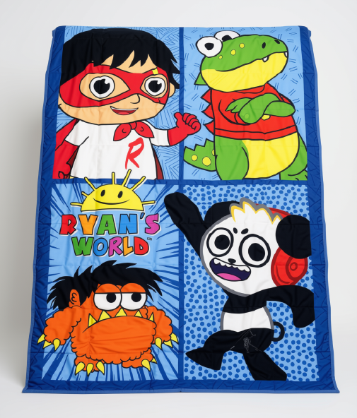 Ryan's World Plush Weighted Blanket