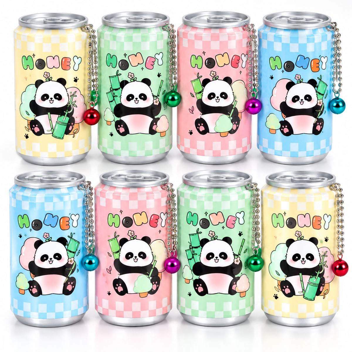 🐼 Honey Panda Wet Wipes Canister – Aloe Vera & Vitamin E 12-Pack