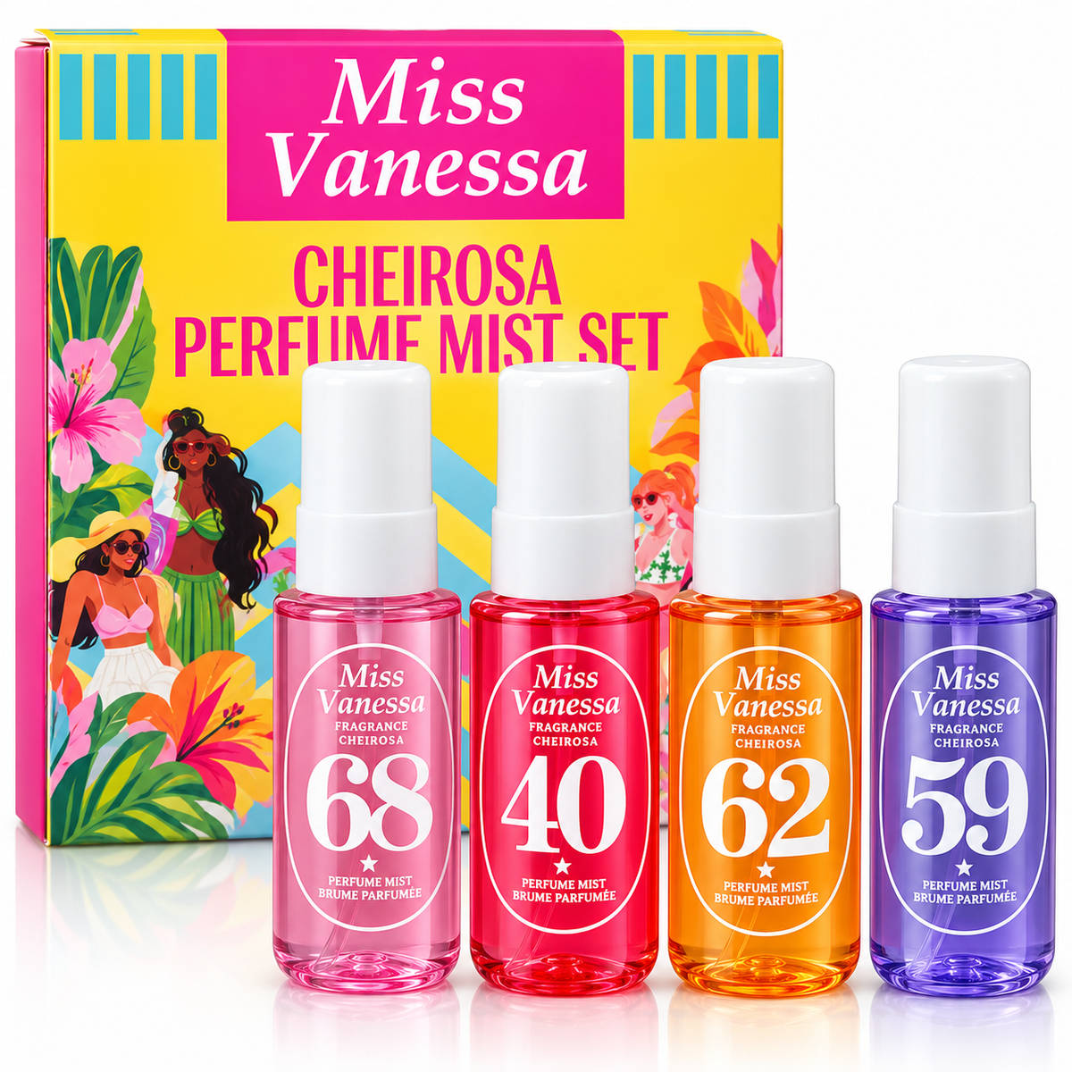 Miss Vanessa Cheirosa Perfume Mist Gift Set β 4 Piece Collection