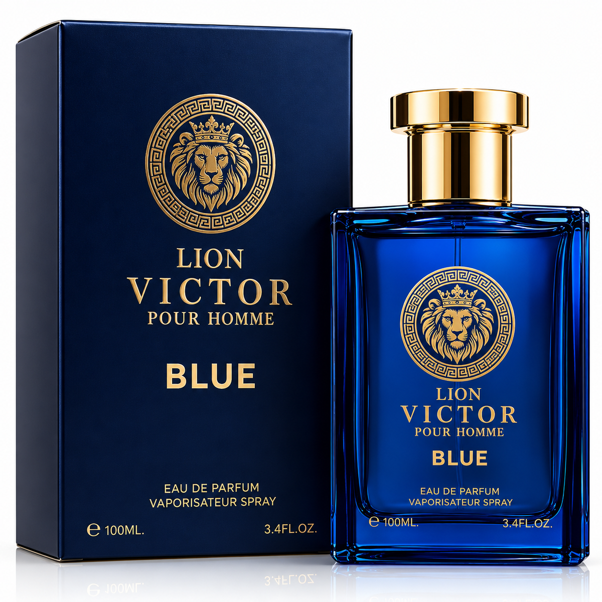Lion Victor Blue Pour Homme Eau de Parfum – 100ml / 3.4 fl oz