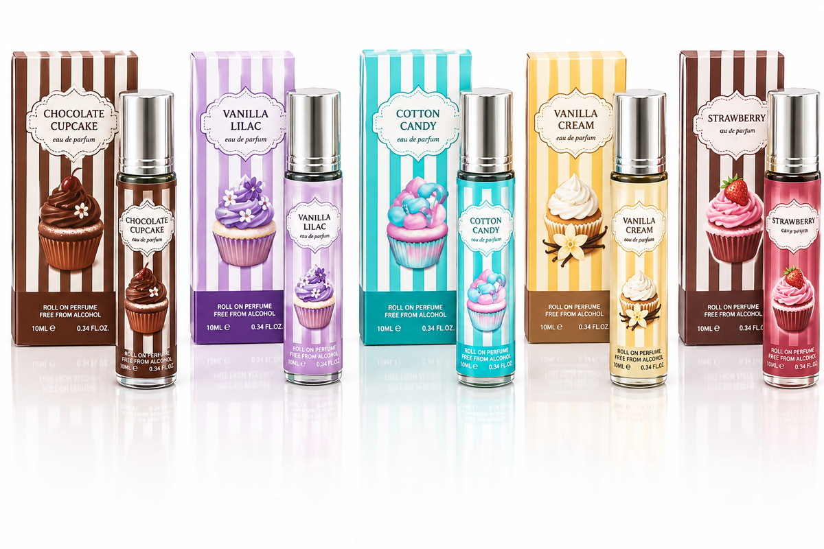 Cupcake Collection Roll-On Perfume – Alcohol-Free 10ml