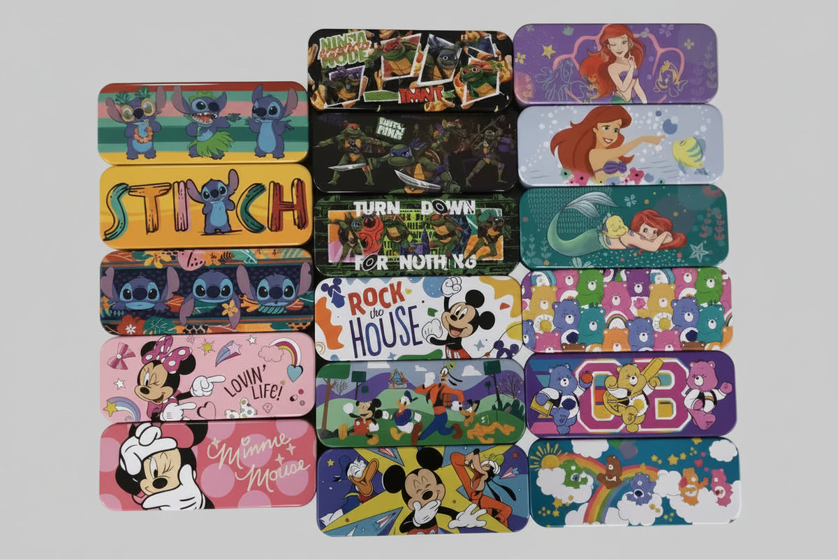 Character Metal Storage Case – Assorted Designs