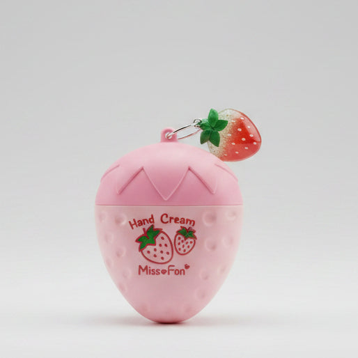 Miss Fon Strawberry Hand Cream Keychain