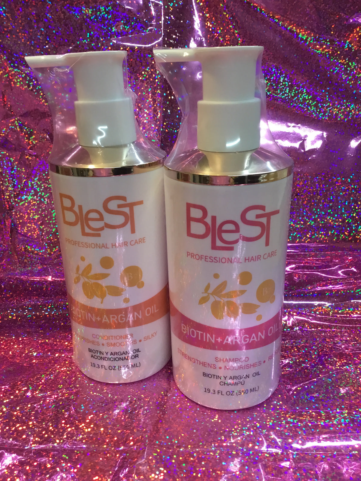 Blest Biotin + Argan Oil Shampoo & Conditioner