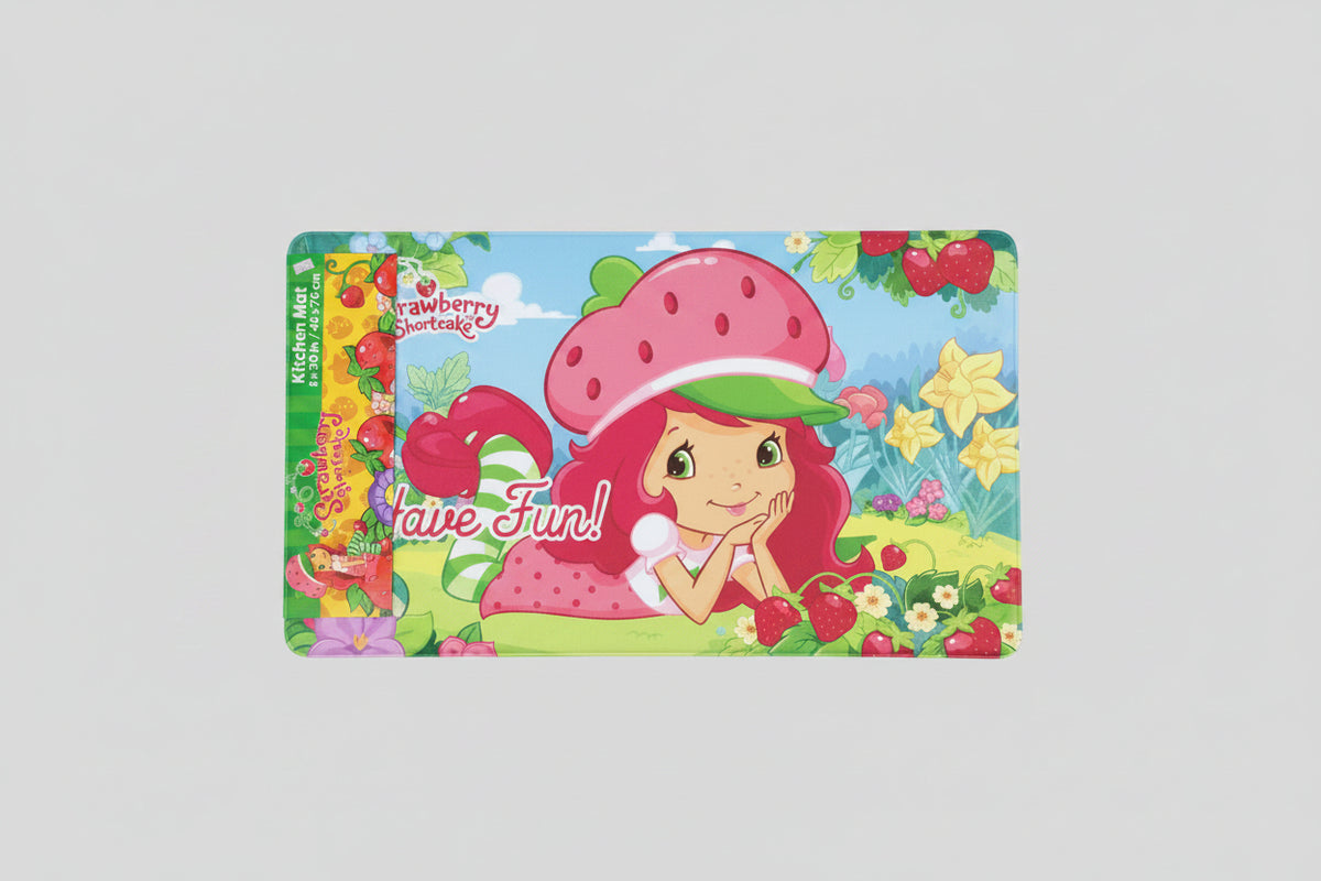 Large Character Kitchen Mat – Care Bears & Strawberry Shortcake 18" x 30"