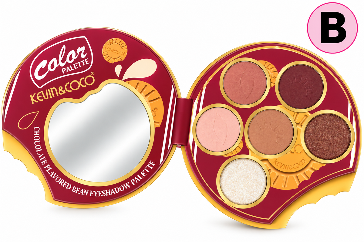 Chocolate-Inspired Eyeshadow Palette – A & B