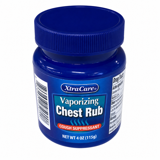 XtraCare Vaporizing Chest Rub – 4 oz (113 g) 💙✨