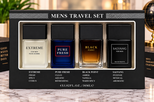 Men’s Travel Set – 4-Piece Fragrance Collection
