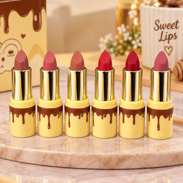 Bear-Shaped Lipstick Set