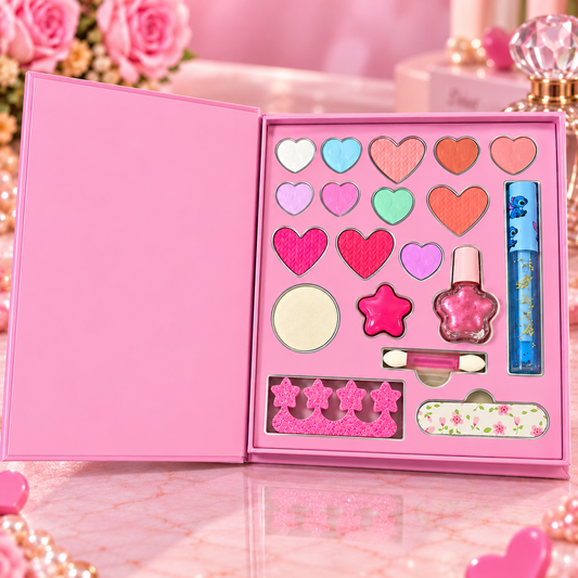 Kids Heart Makeup Gift Set