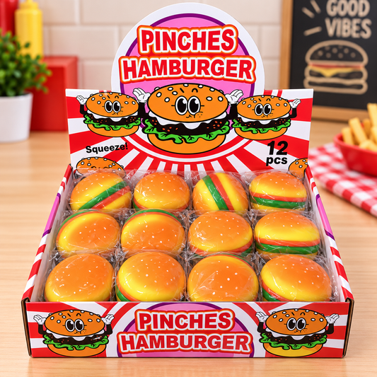 Hamburger Squeeze Toy