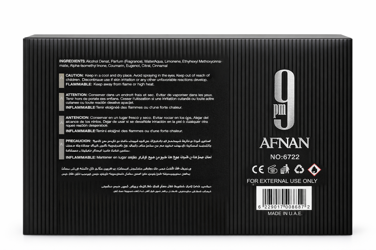Afnan 9am/9pm 🕘 4-Piece Mini Eau de Parfum Gift Set