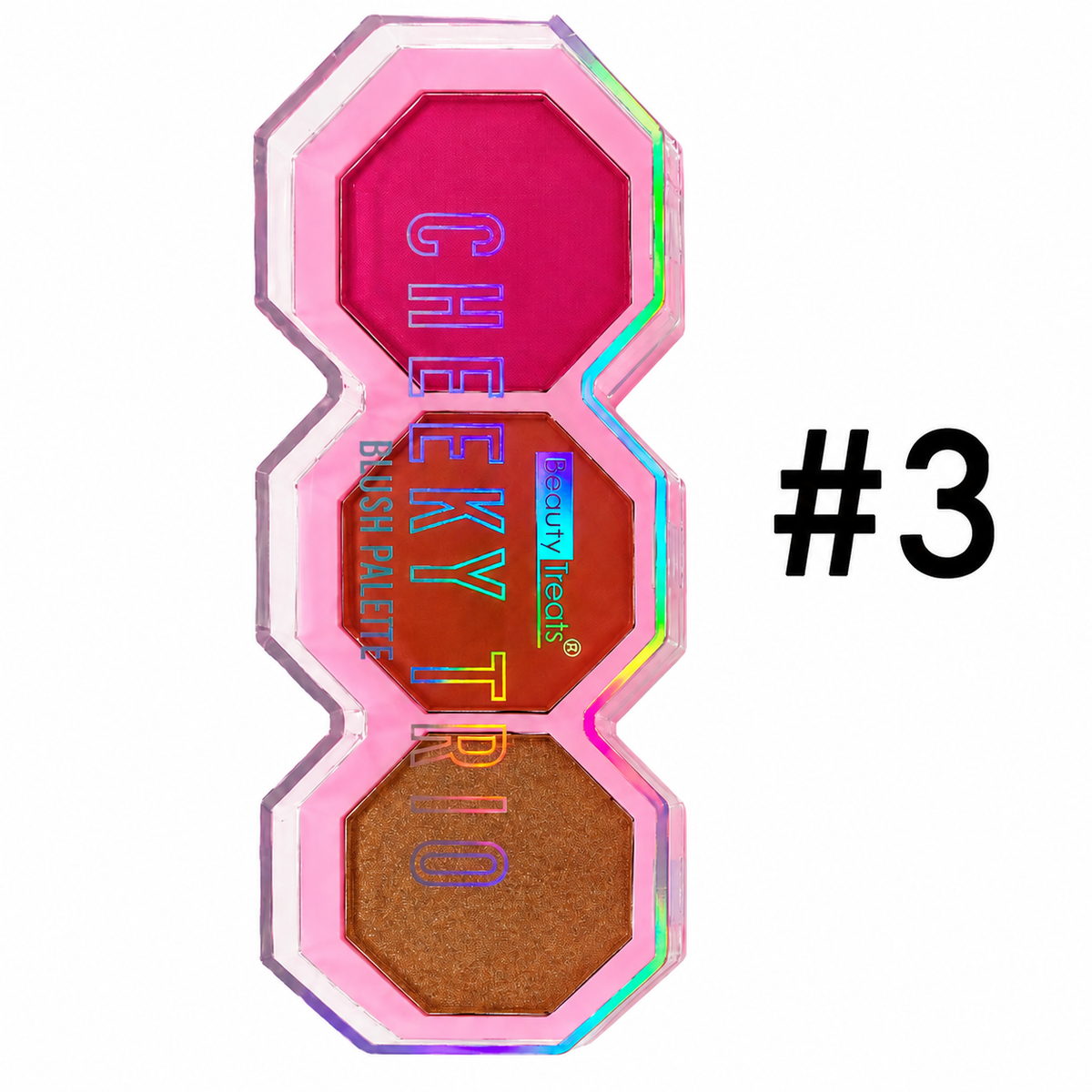 Beauty Treats Cheeky Trio 3-Color Blush Palette