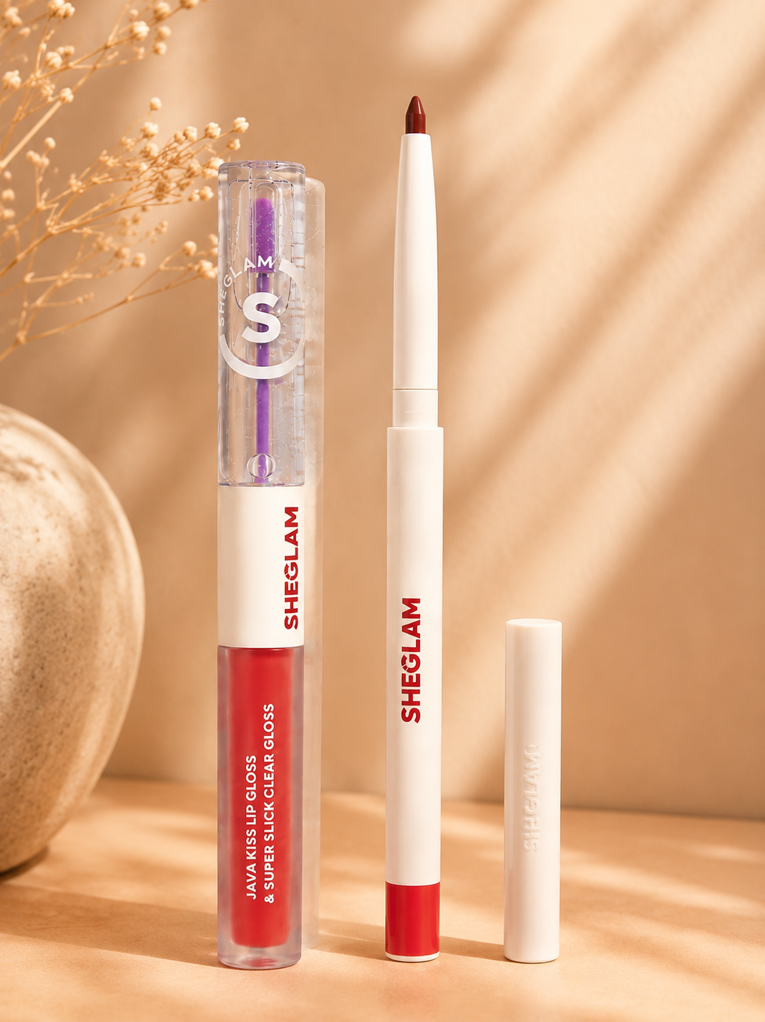 SHEGLAM Summer Lips 3-Piece Lip Set (Lip Liner, Lipstick & Lip Oil)