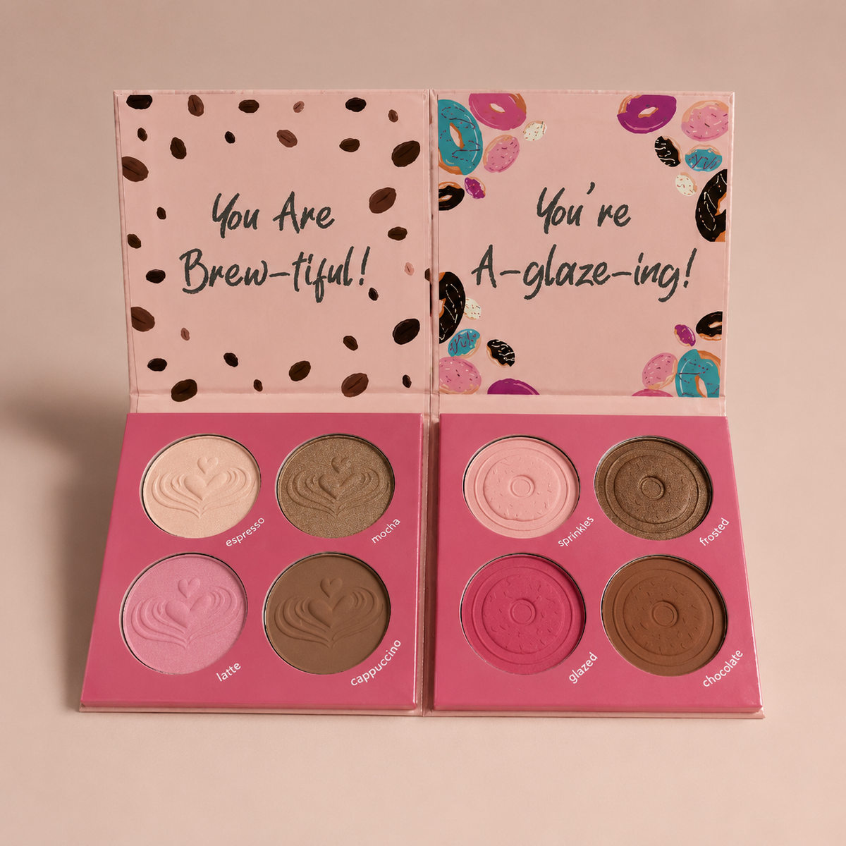 Beauty Treats "But First, Coffee & Donuts" 4-Color Face Powder Palette