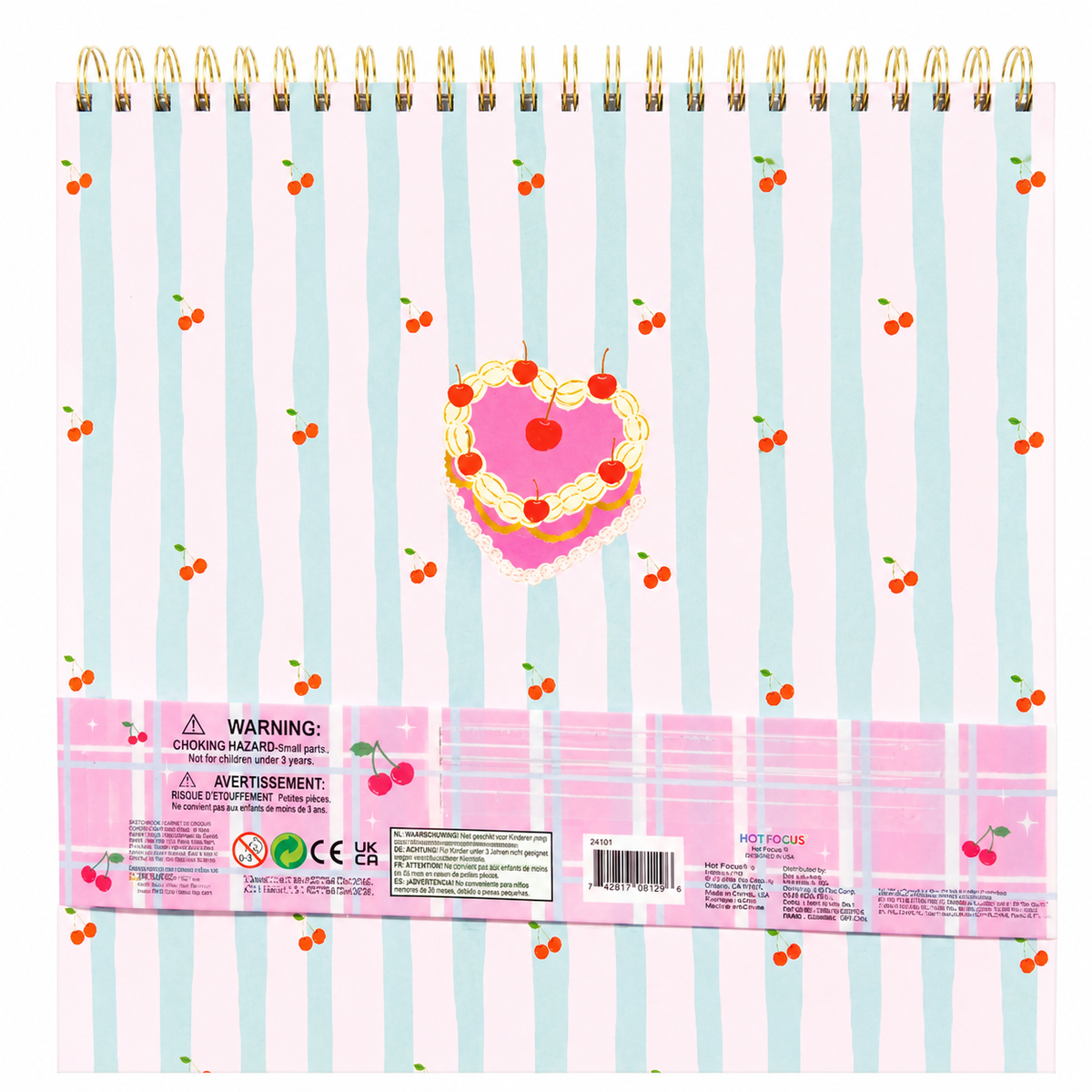 Hot Focus Cherry Mega Sketching Fun Deluxe Stationery Set – 30 Pieces