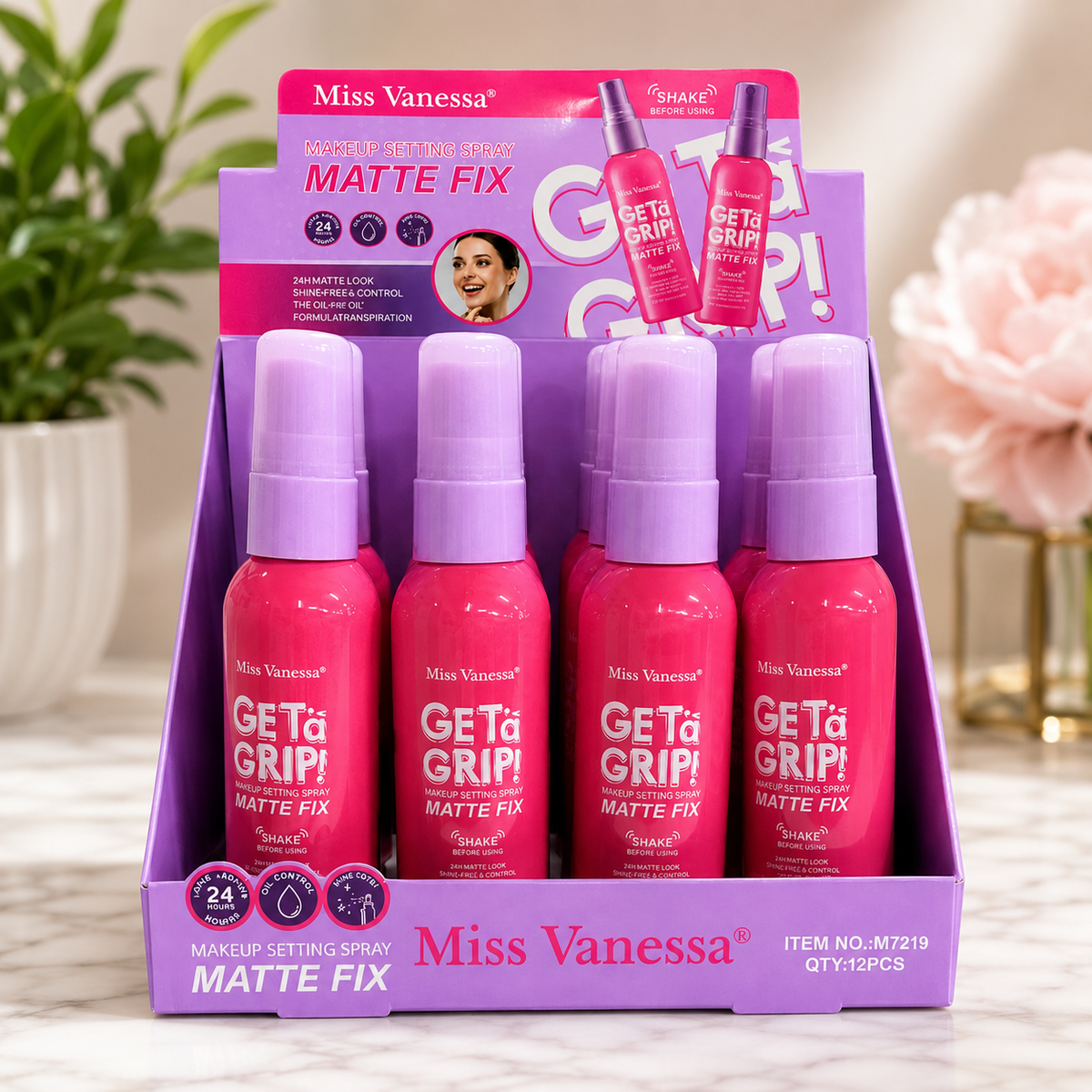 Miss Vanessa Get a Grip! Matte Fix Makeup Setting Spray