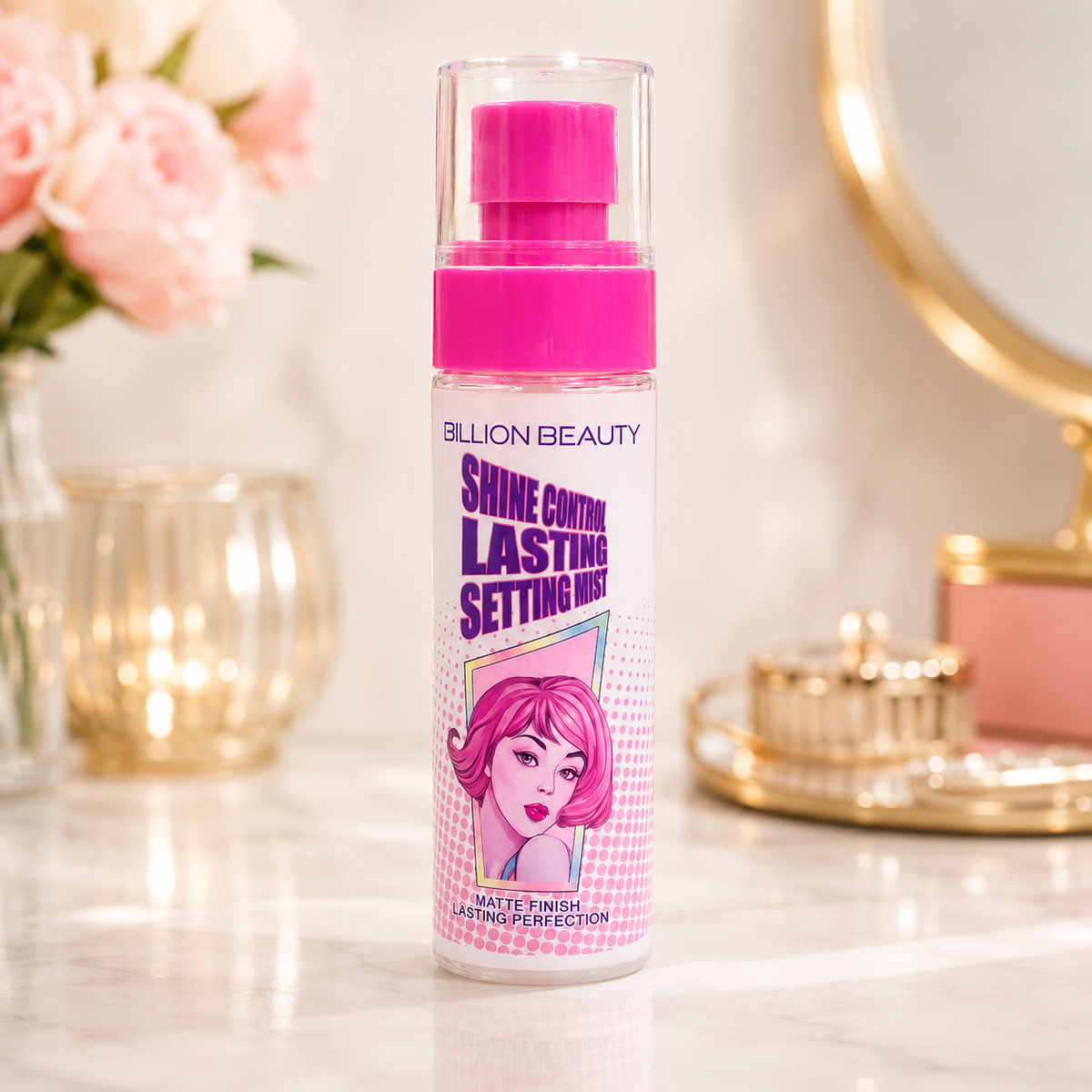 Billion Beauty Shine Control Lasting Setting Mist