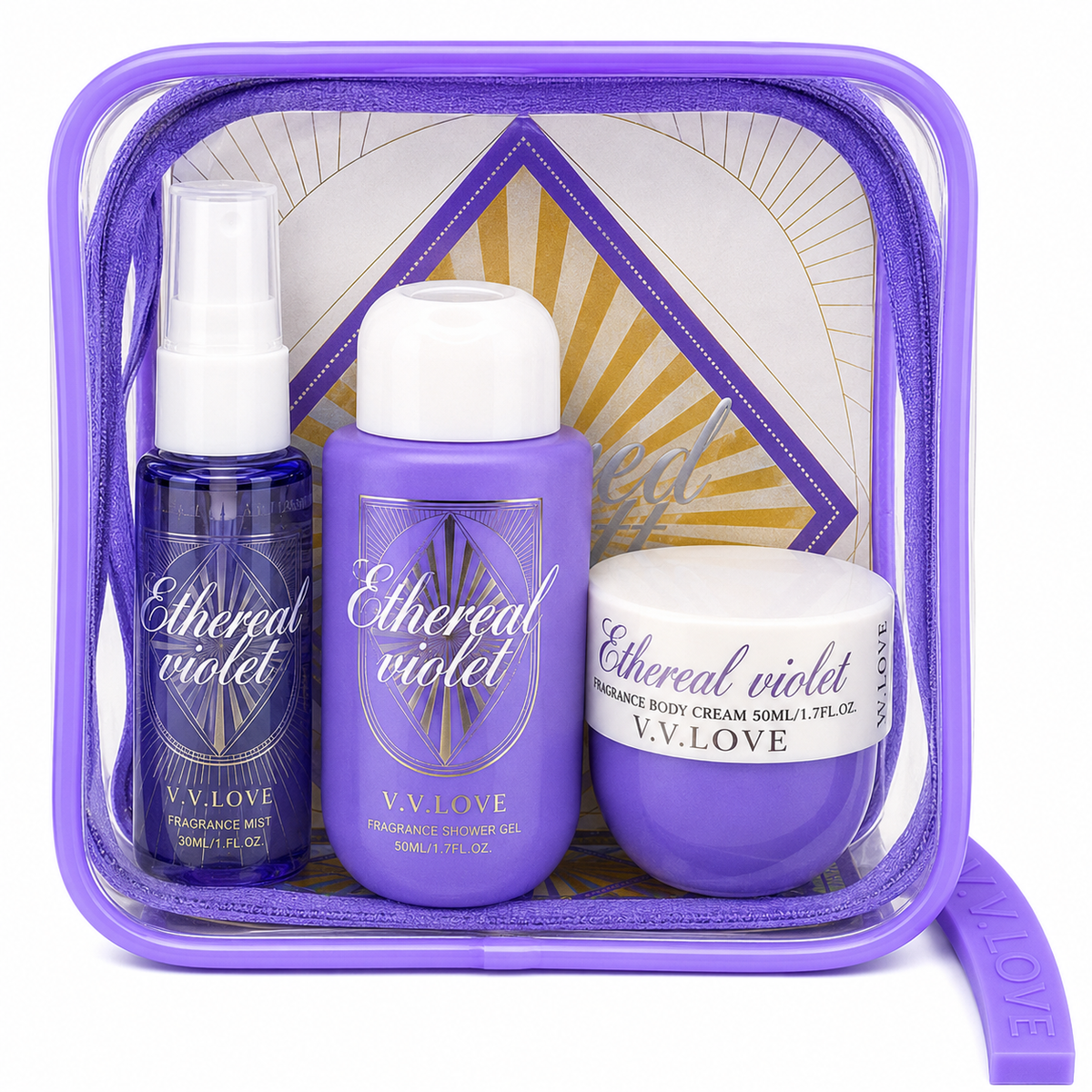 V.V. Love Ethereal Violet 3-Piece Fragrance Gift Set