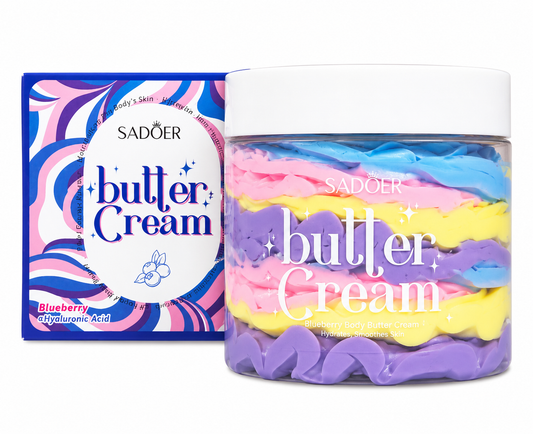 SADOER Butter Cream – Blueberry Body Butter (180g)
