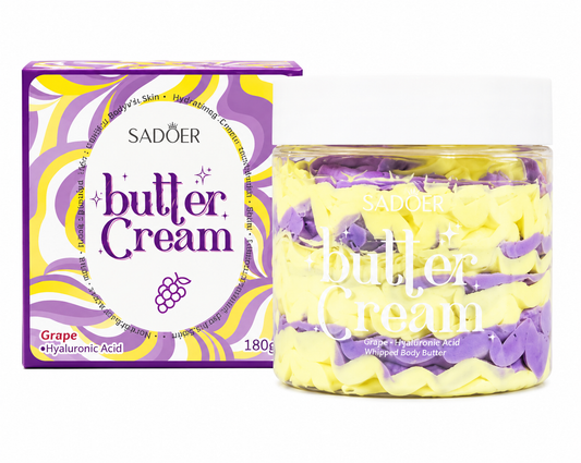 SADOER Butter Cream – Grape Body Butter (180g)