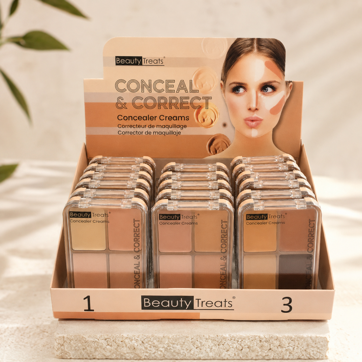 Beauty Treats Conceal & Correct Concealer Cream Palette