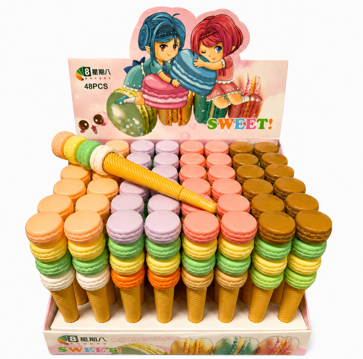 Stacked Macaroon Pens