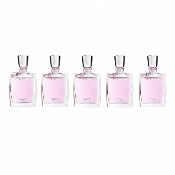Lancome Miracle 5pcs Mini Set: 5 x 0.16 oz Eau De Parfum ( Original)