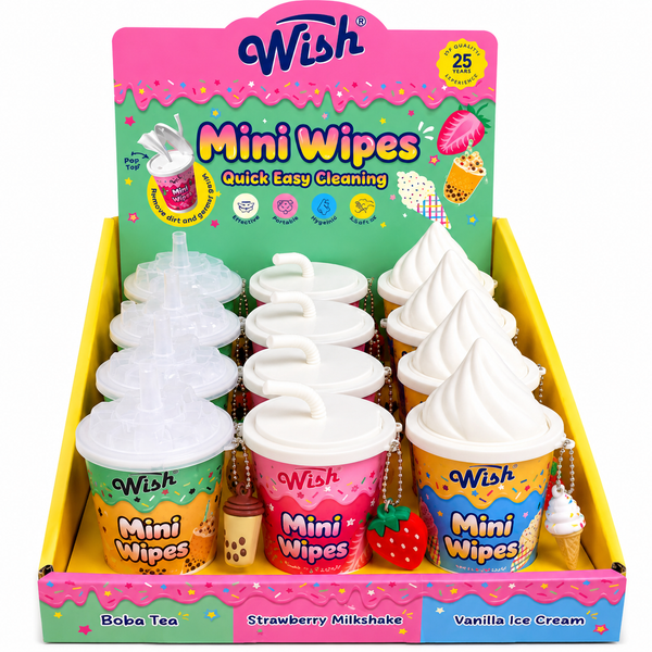 Toallitas y llavero Mini Wish 🍦