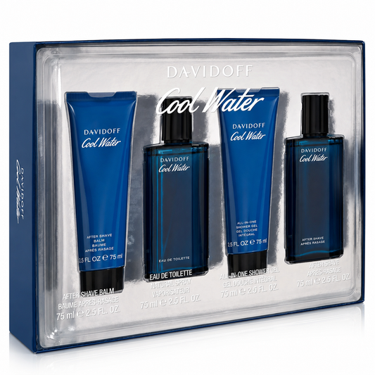 Davidoff Cool Water 4 Pieces Colognes Set for Men
