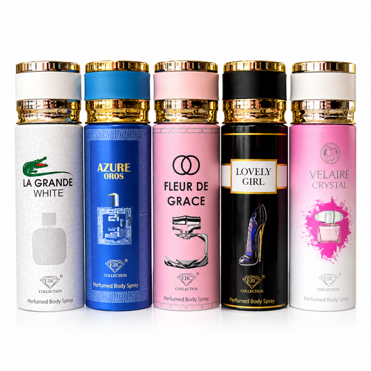 Luxury-inspired body spray collection