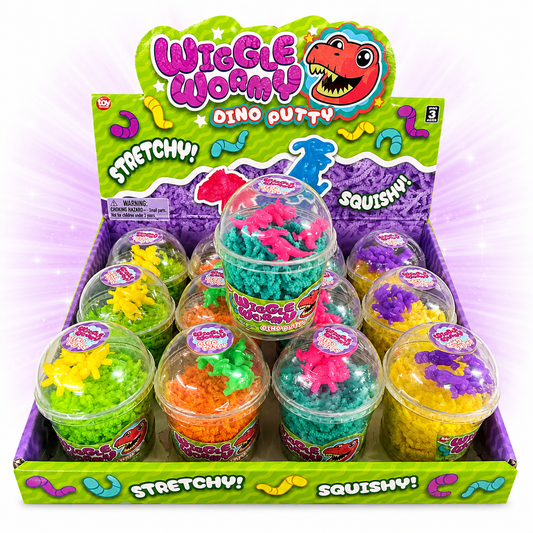 Wiggle Wormy Dino Putty