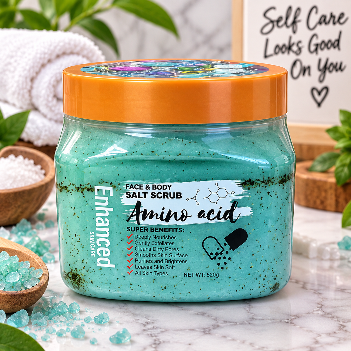 Enhanced Face & Body Scrub