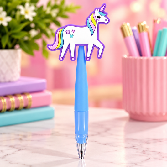 Cartoon Character Pens – Assorted Designs 🦊🦄🐱🦉
