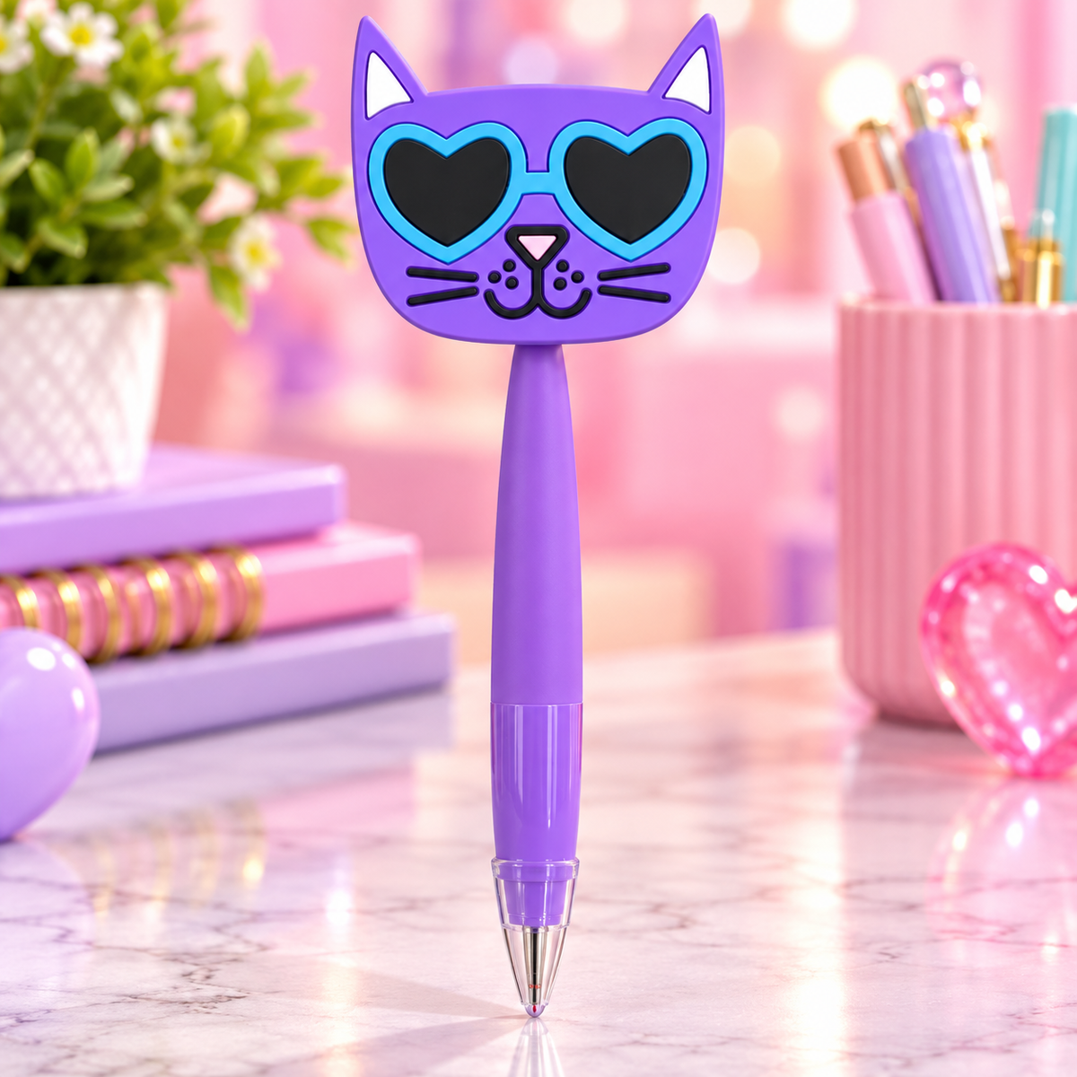 Cartoon Character Pens – Assorted Designs 🦊🦄🐱🦉