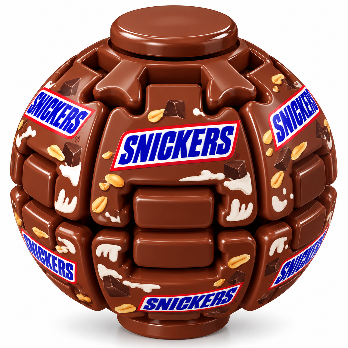 Snack-Inspired Fidget Spinner Ball – Press, Rotate & Decompress