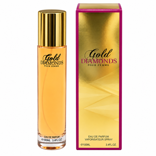 Gold Diamonds Pour Femme – 100 ml / 3.4 oz