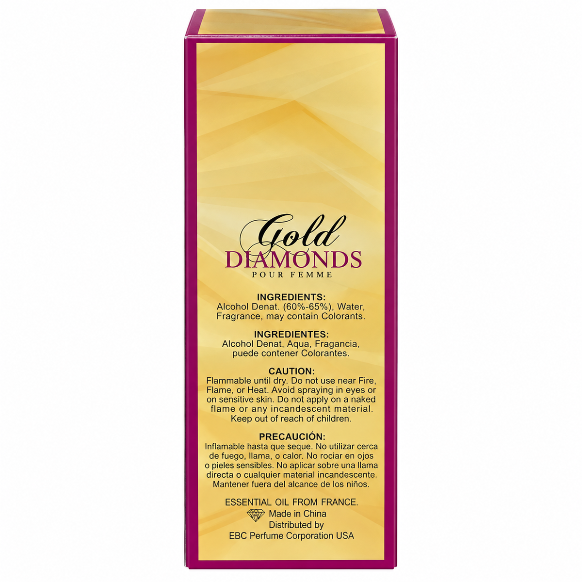 Gold Diamonds Pour Femme – 100 ml / 3.4 oz