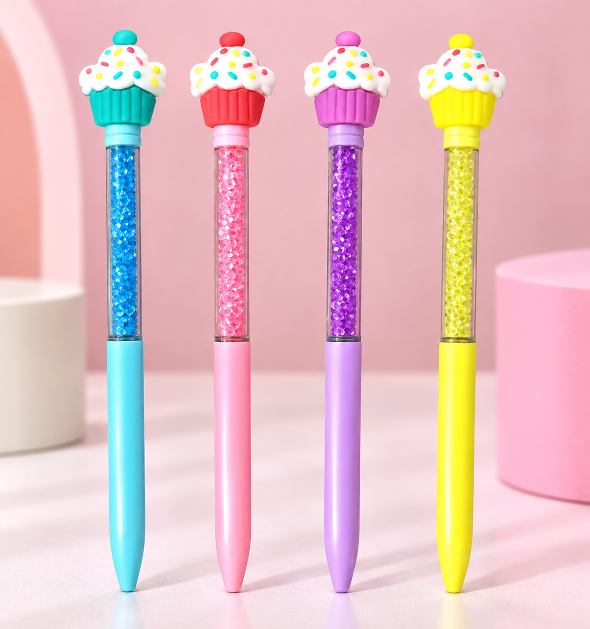 Cupcake Glitter Pens