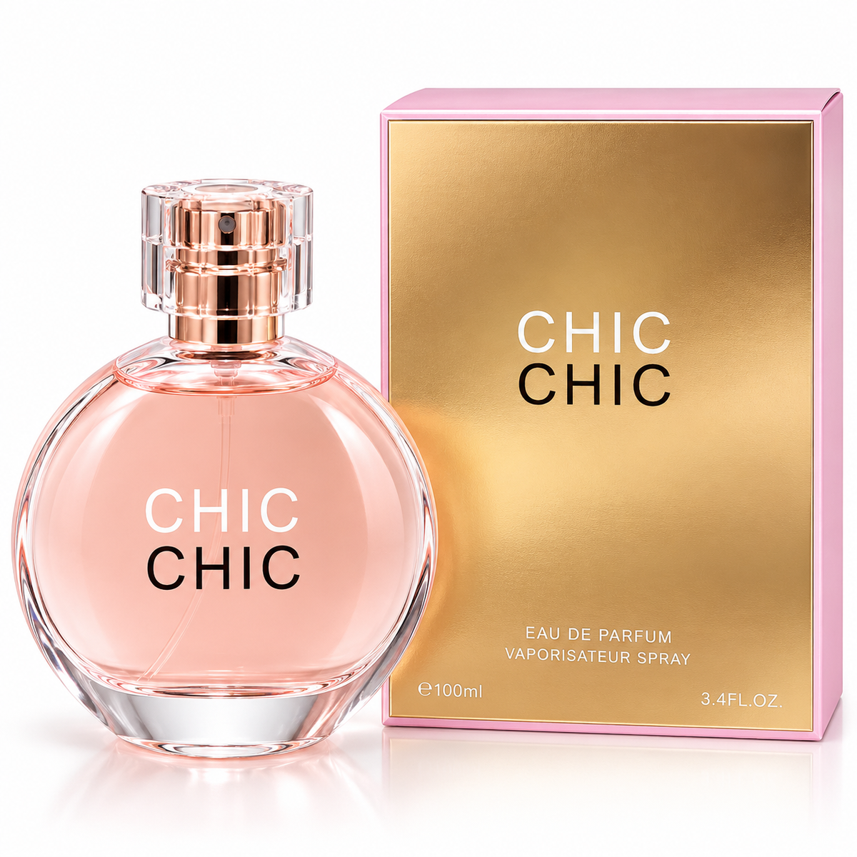 Chic Chic Eau de Parfum for Women – Elegant Feminine Fragrance – 100ml / 3.4 fl oz