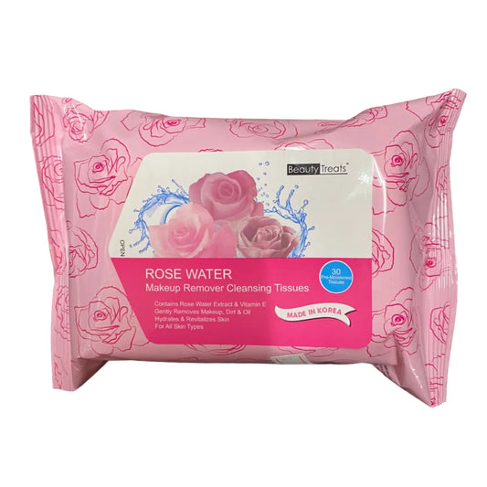 Rose Water Makeup Remover Cleansing Tissues