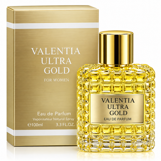 Valentia Ultra & Valentia Ultra Gold Eau de Parfum – 3.4 oz