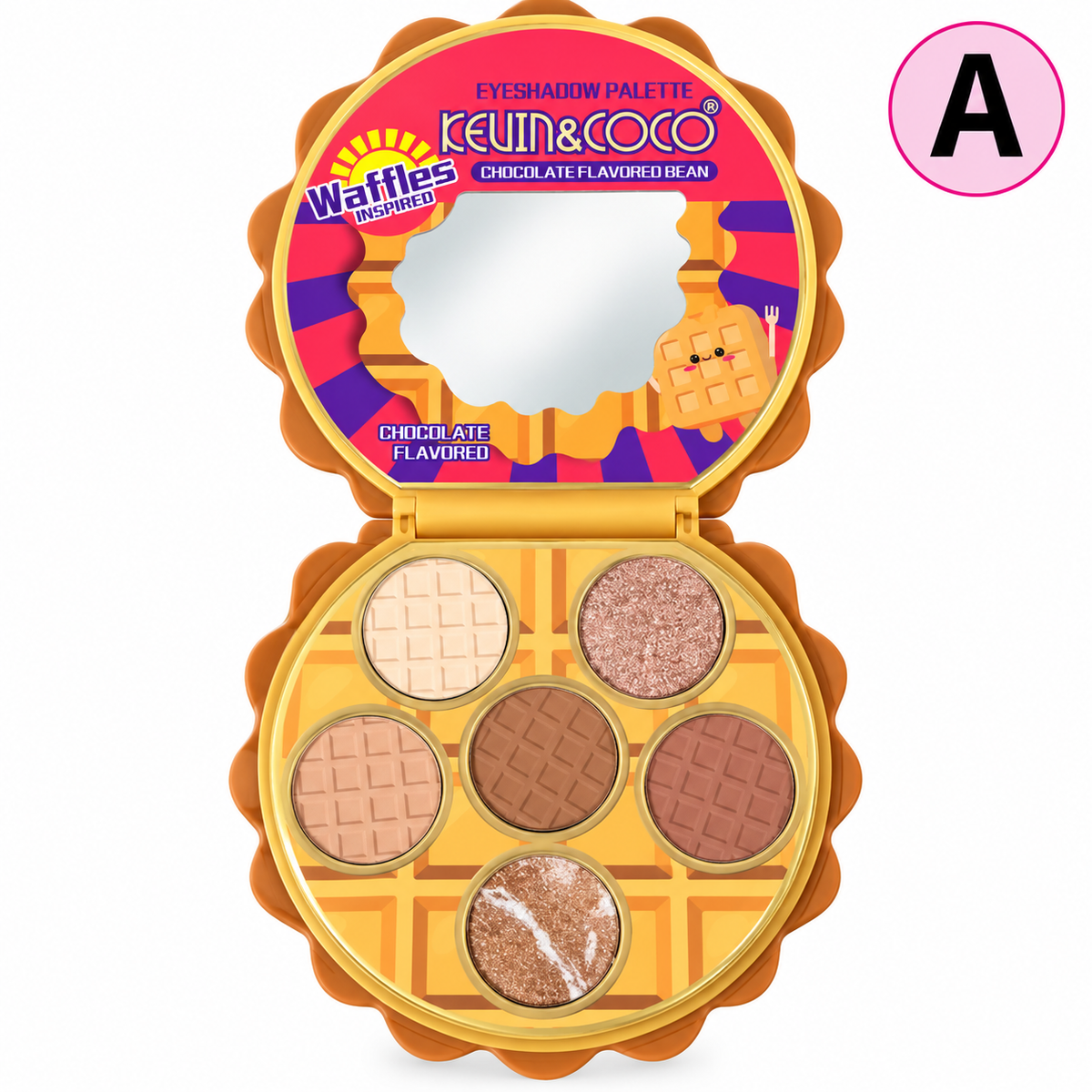 Waffles Inspired Eyeshadow Palette – A & B