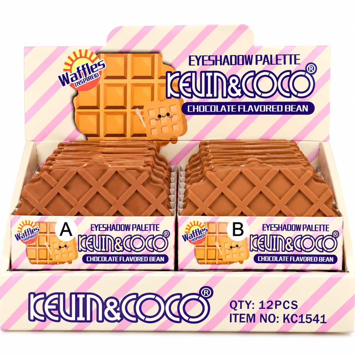Waffles Inspired Eyeshadow Palette – A & B