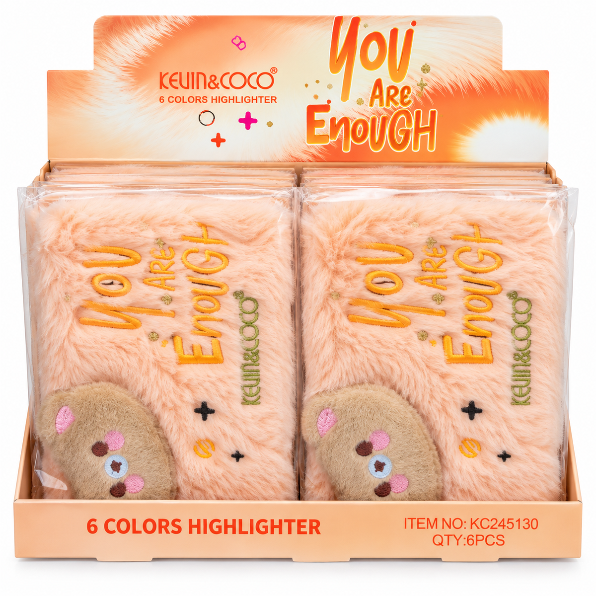“You Are Enough” 6-Color Highlighter Palette