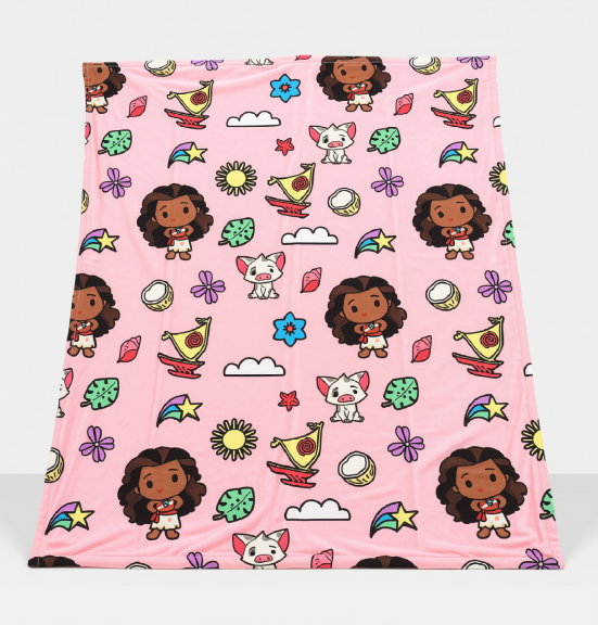 Moana Island Adventure Kids Throw Blanket